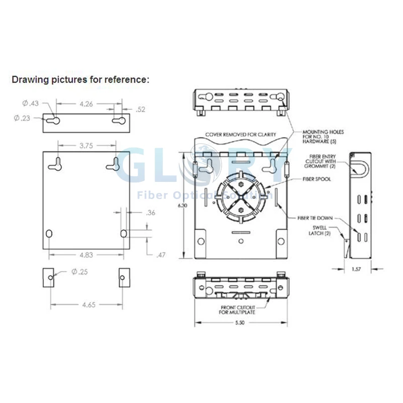 drawings of Fiber Termination Box drawings of Fiber Termination Box