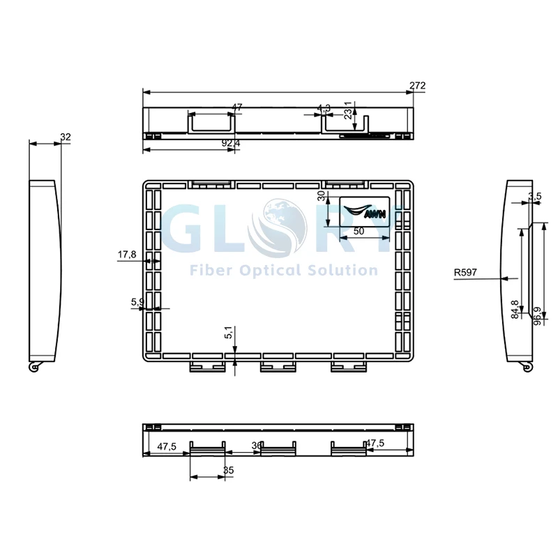 Fiber Optic Splitter Closure structure Fiber Optic Splitter Closure structure