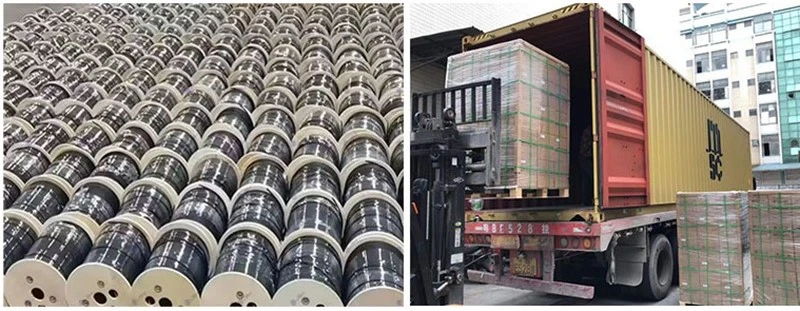 outdoor FTTH drop cable shipping outdoor FTTH drop cable shipping