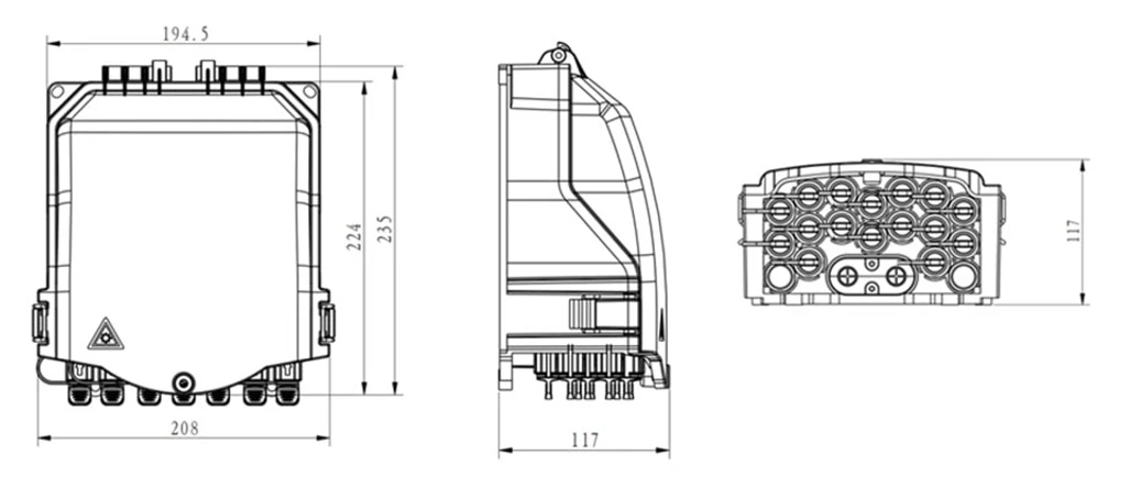 Ftth Termination Box dimension