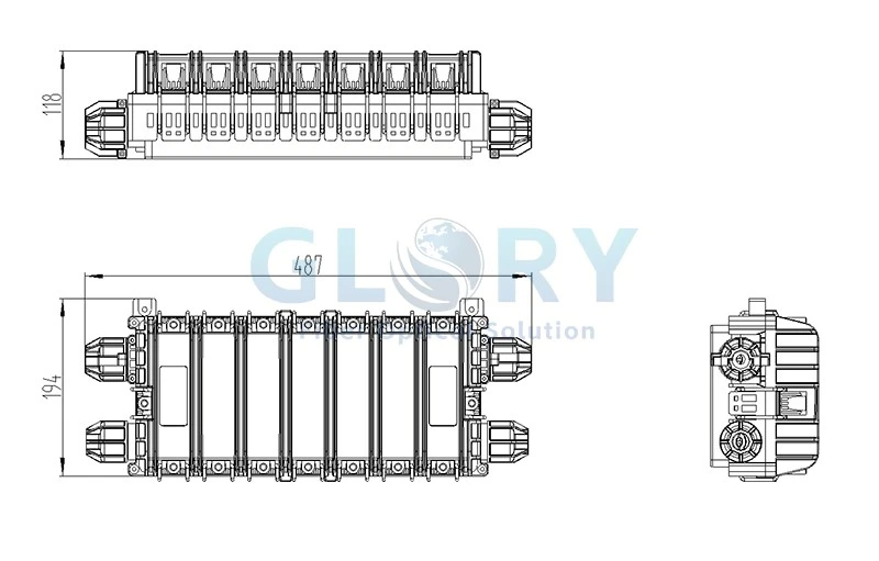 Fiber Optic Splice Enclosure size Fiber Optic Splice Enclosure size