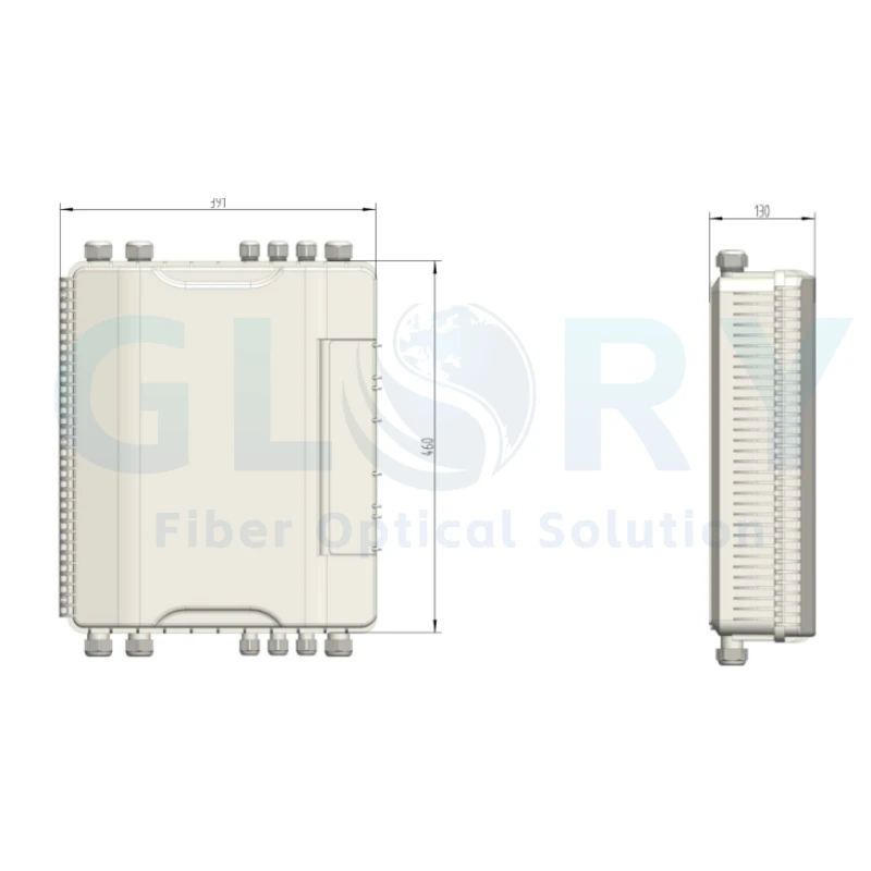 Splice tray capacity is 24 fibers