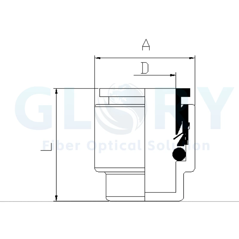 Micro Duct Straight Connector