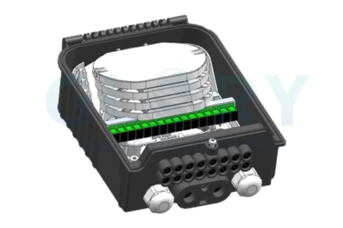 GL-A6-16P Fiber Optic Terminal Closure Internal Layout GL-A6-16P Fiber Optic Terminal Closure Internal Layout