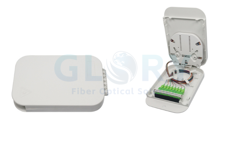8 Ports Indoor Mini FTTH Fiber Optic Distribution Box 8 Ports Indoor Mini FTTH Fiber Optic Distribution Box